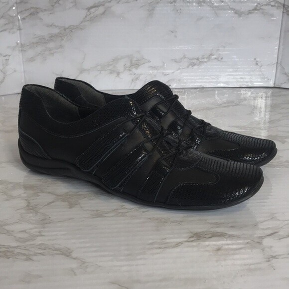 Walking cradles audio leather blank patent lizard print slip on shoes size 8.5 s - Picture 4 of 10